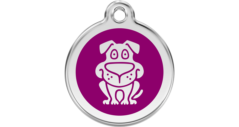 Známka Red Dingo Pes - fialová S