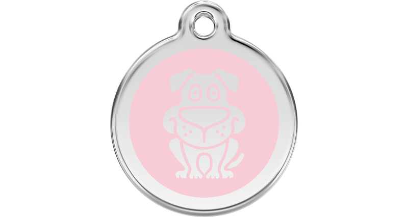 Známka Red Dingo Pes - růžová S