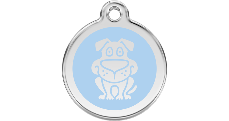 Známka Red Dingo Pes - světle modrá S