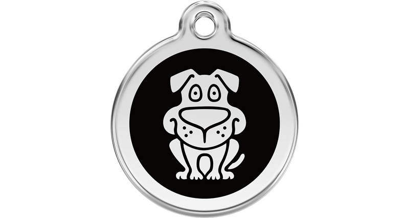 Známka Red Dingo Pes - černá M