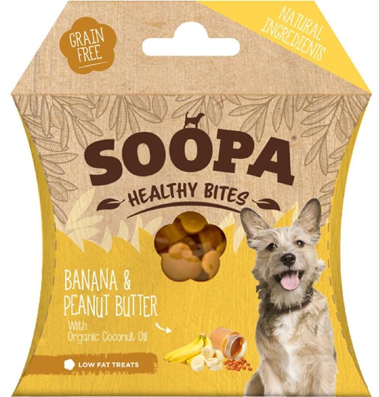 Soopa Healthy Bites s banánem a arašídovým máslem 50 g