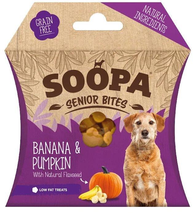 Soopa Healthy Bites Senior s banánem, dýní a lněným semínkem 50 g