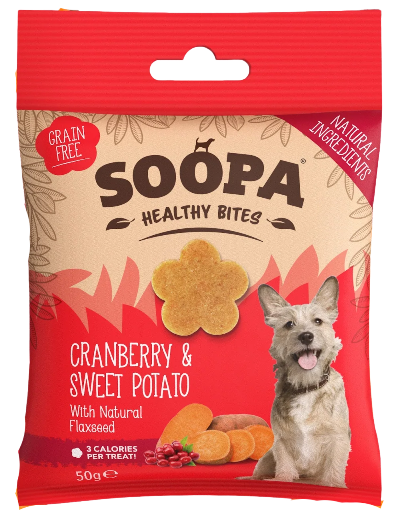 Soopa Healthy Bites s brusinkami a batáty 50 g