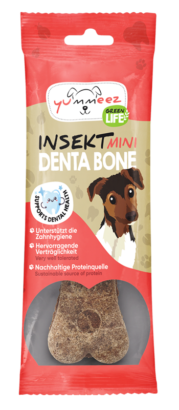 Yummeez Green Life Dentální kost s hmyzem Mini