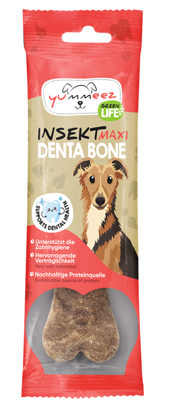 Yummeez Green Life Dentální kost s hmyzem Maxi