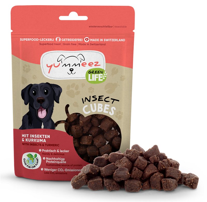 Yummeez Green Life Cubes s hmyzem 100 g