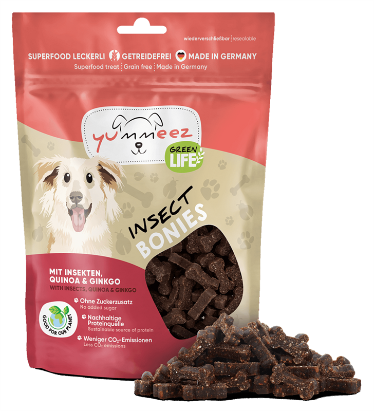 Yummeez Green Life Bonies s hmyzem 175 g