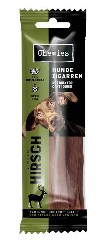 Chewies Hundezigarren Jelení salámky 75 g