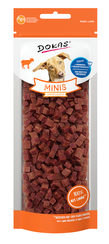 Dokas Minis Kostičky z jehněčího masa 70 g