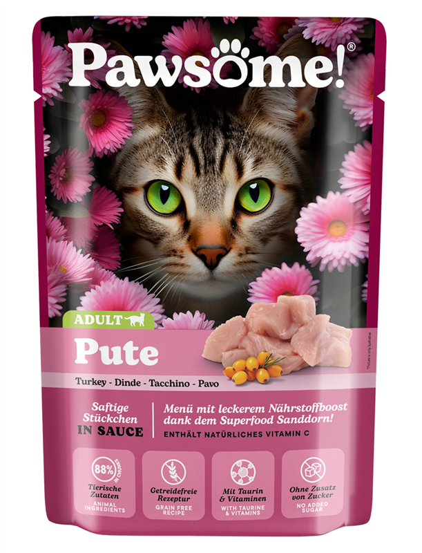 Pawsome! Adult s krůtím masem 85 g