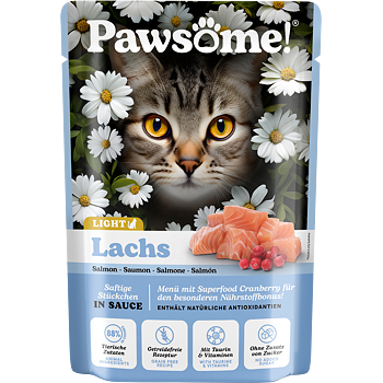 Pawsome! Adult light s lososem 85 g