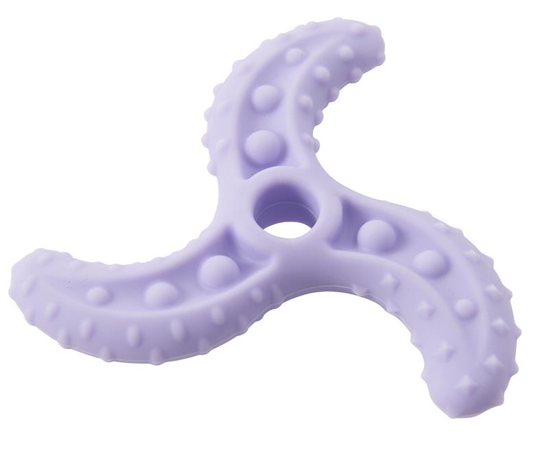 Hračka pes BUSTER Flex Fly Wheel, fialová 11cm