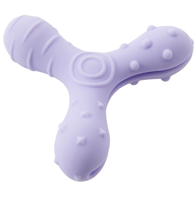 Hračka pes BUSTER Flex Star, fialová 13cm