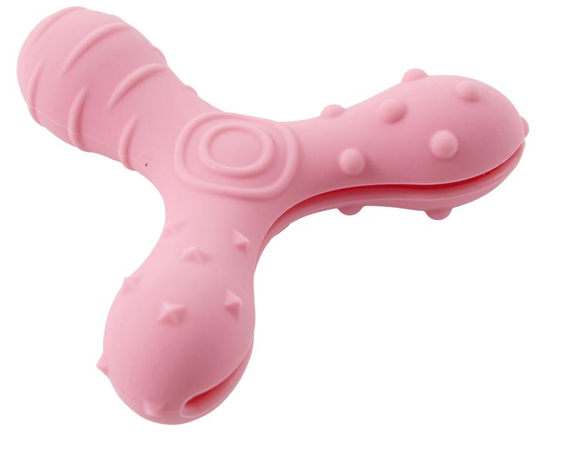 Hračka pes BUSTER Flex Star, růžová 13cm