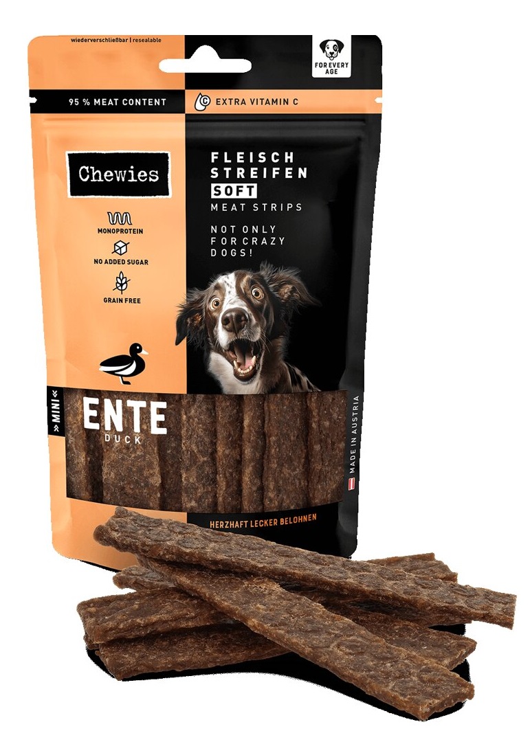 Chewies Fleischstreifen Soft Kachní maso Mini 70 g