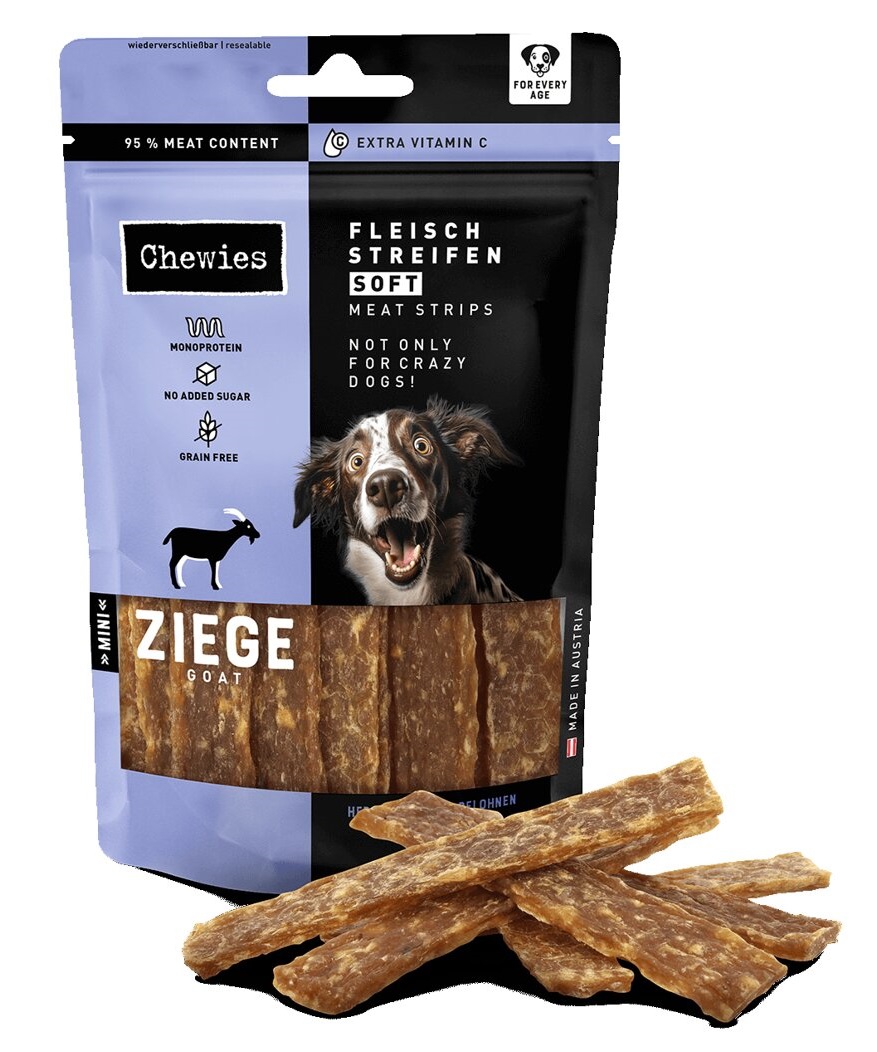 Chewies Fleischstreifen Soft Kozí maso Mini 70 g