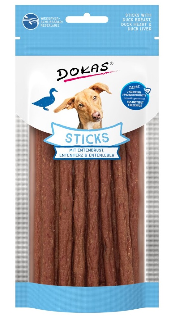 Dokas Tyčinky kachní prsa, srdíčka a játra 60 g