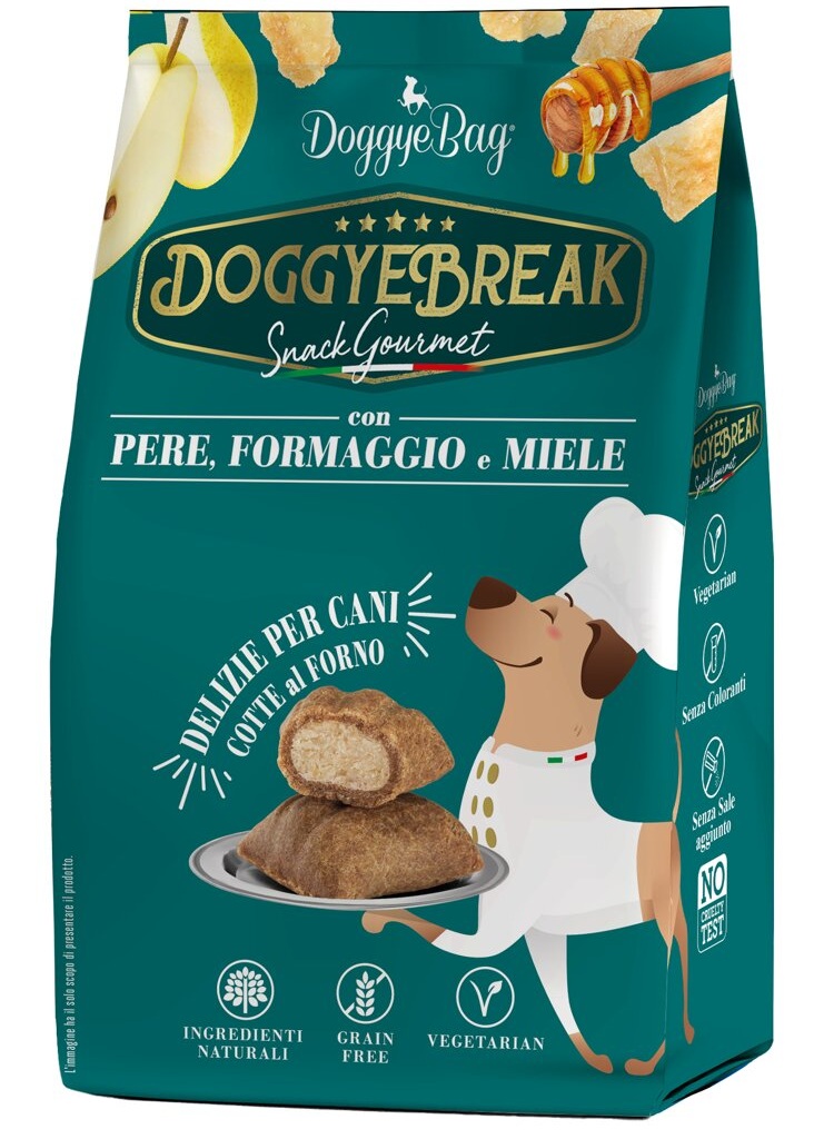 DoggyeBag DoggyeBreak s hruškou, sýrem a medem 180 g