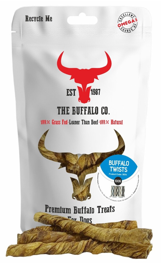 The Buffalo Co. Pletená buvolí střívka 100 g