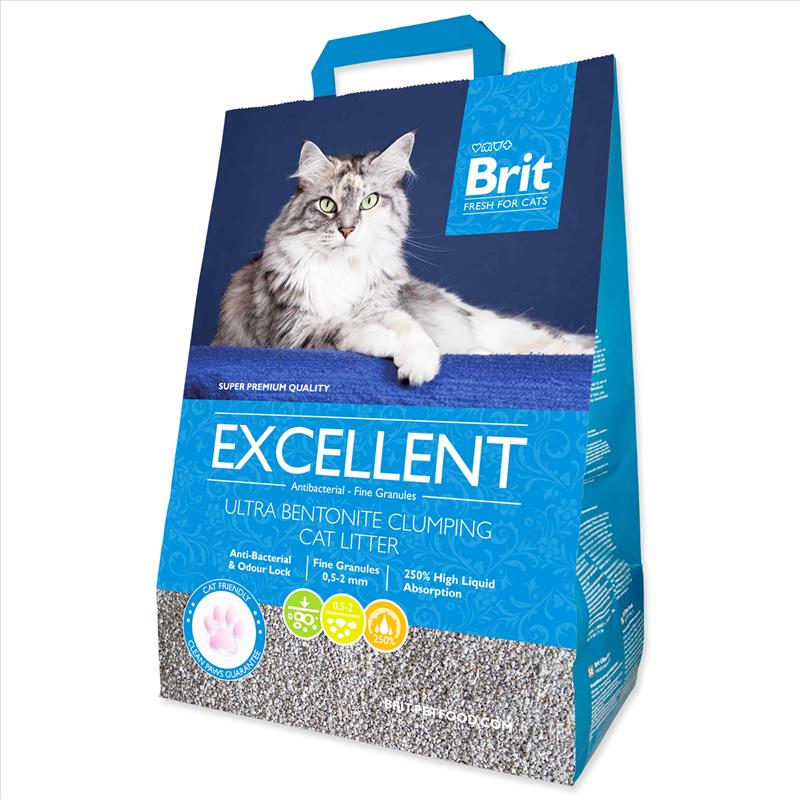 Kočkolit BRIT Fresh for Cats Excellent Ultra Bentonite 10kg