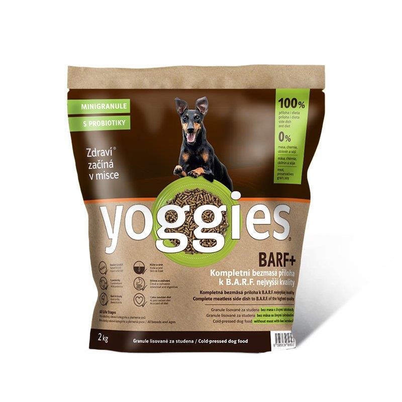 Yoggies BARF+ MINI příloha k syrovému masu, granule lisované za studena s probiotiky 2kg