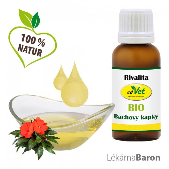 Bachovy kapky pro psy a kočky - Bio - Rivalita 20 ml