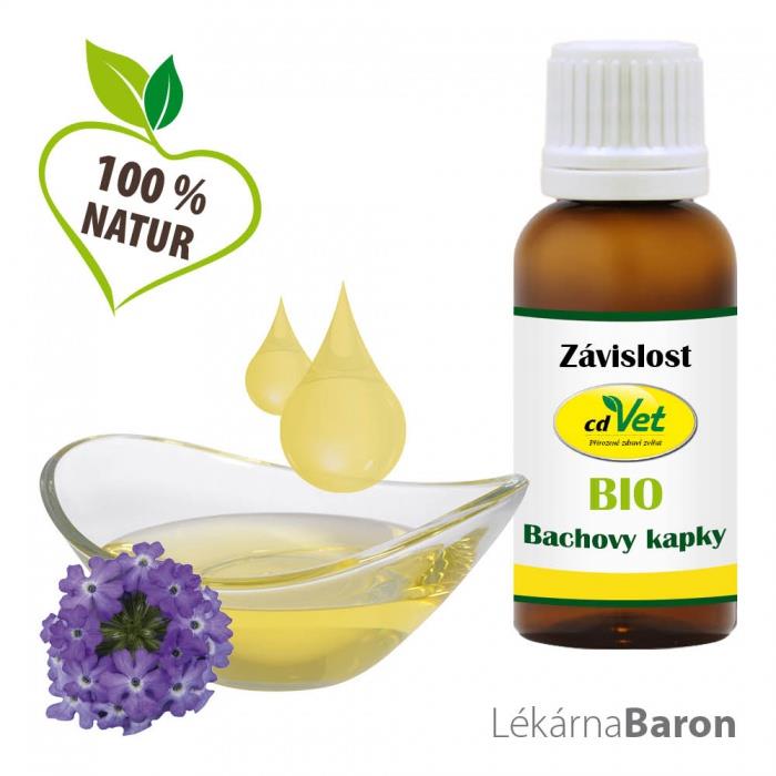 Bachovy kapky pro psy a kočky - Bio - Závislost 20 ml