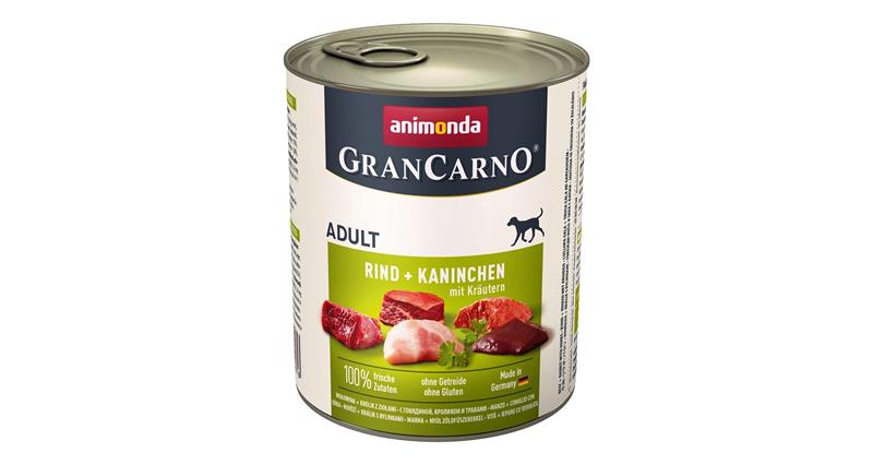 GRANCARNO Adult - králík + bylinky 800g