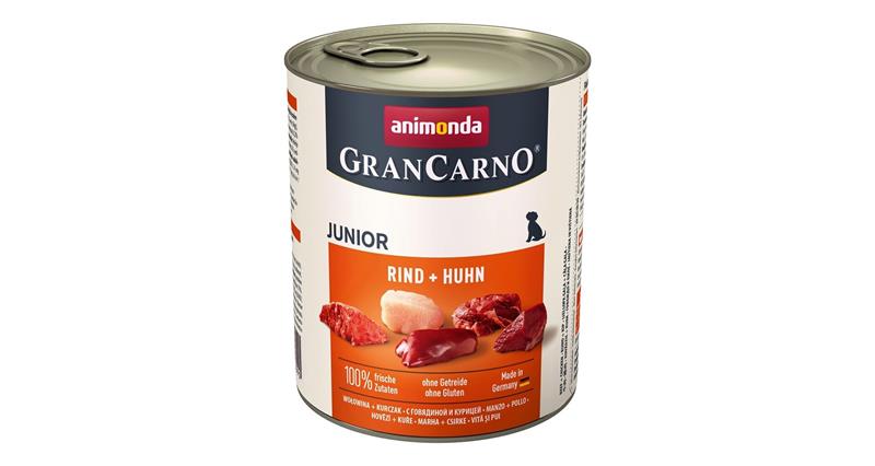 GRANCARNO JUNIOR - hovězí + kuřecí 800g