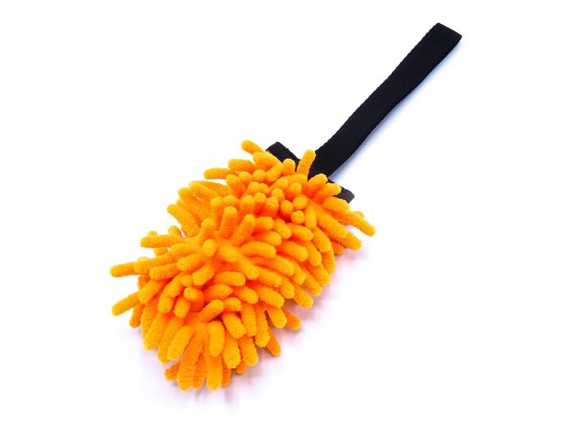 Pískací Potvůrky – Přetahovadlo pro psa - mini mop oranžová