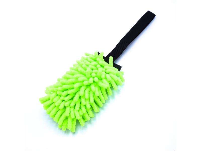 Pískací Potvůrky – Přetahovadlo pro psa - mini mop žlutozelená