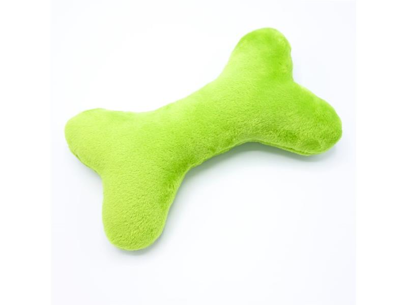 Pískací Potvůrky – Plyšová kostička pro psa – velká, pískací zelená