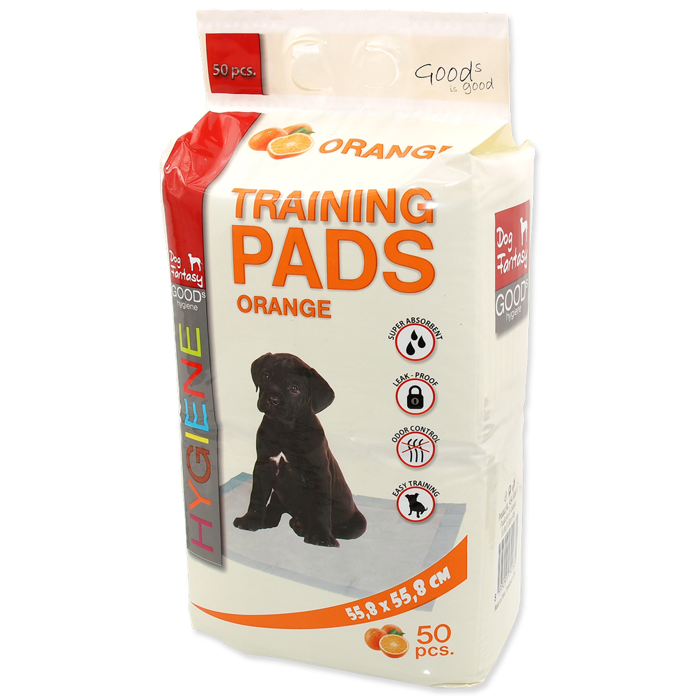 Podložka DOG FANTASY Orange 50ks