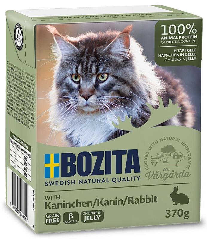 BOZITA kousky v rosolu s králíkem 370g