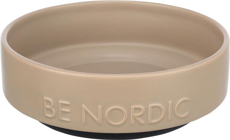 BE NORDIC keramická miska, 0.5l / 16 cm, šedohnědá