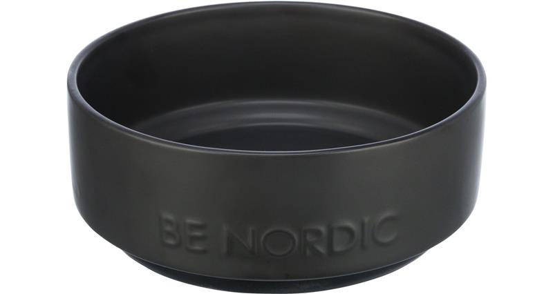 BE NORDIC keramická miska, černá 1,2l/18cm