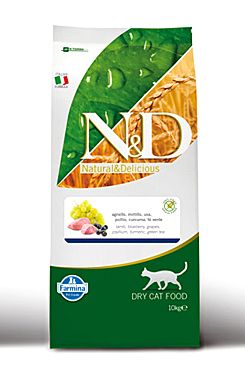 N&D PRIME CAT Adult Lamb & Blueberry 10kg