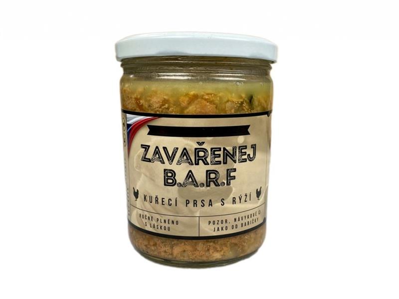 Zavařenej B.A.R.F. - Kuřecí prsa s rýží 375g