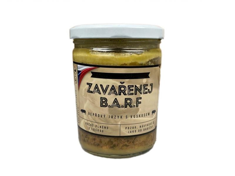 Zavařenej B.A.R.F. - Vepřový jazyk s kuskusem 375g