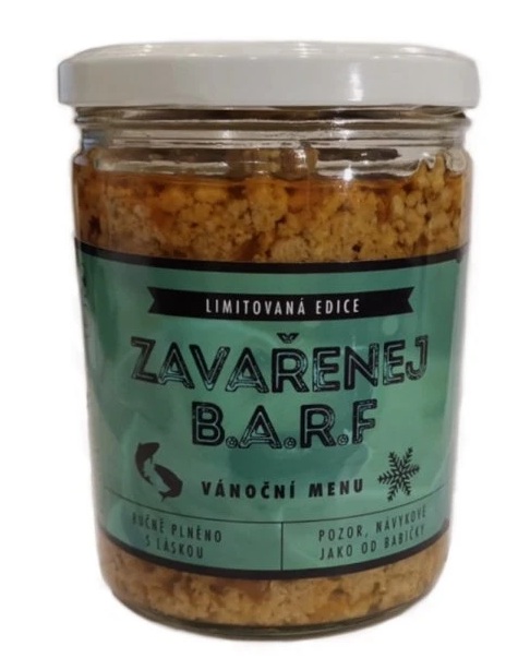 Zavařenej BARF - Losos s kuskusem 375g