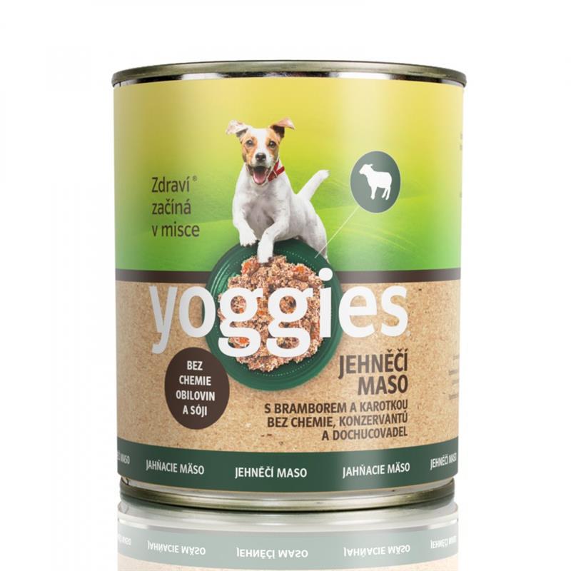 Yoggies jehněčí konzerva s bramborem a karotkou 800g