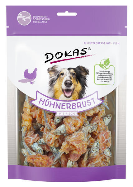 Dokas - Rybičky obalené kuřecím masem 220 g