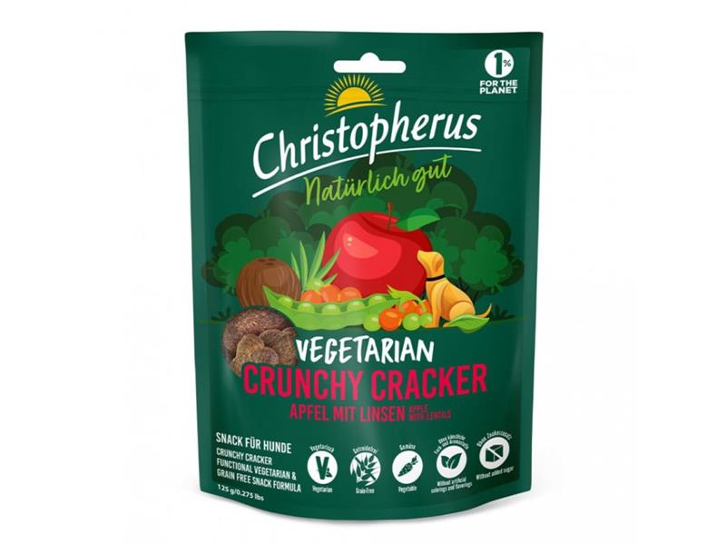 Christopherus Jablečné kostičky s čočkou 125 g