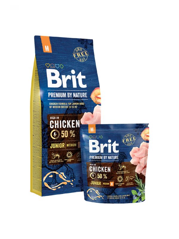 Brit Premium by Nature Junior M 1 kg
