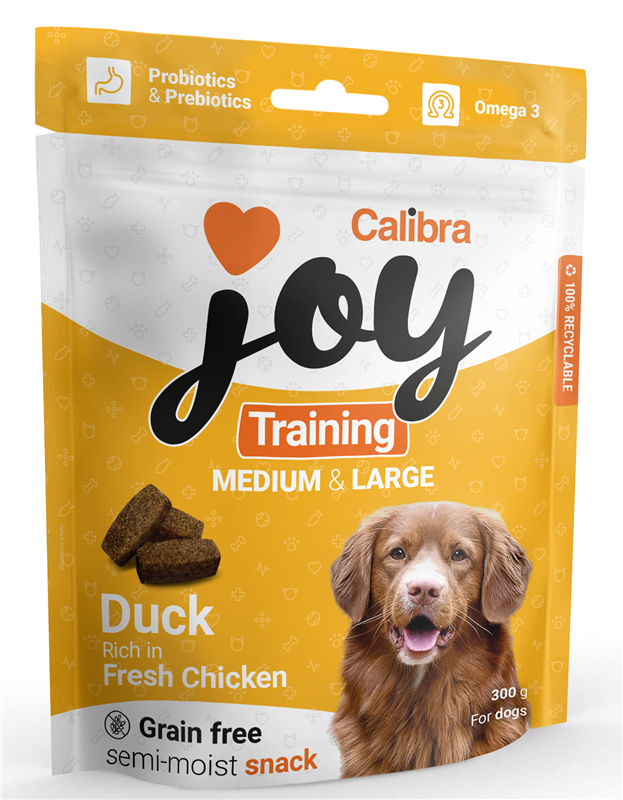 Calibra Joy Dog Training M&L Duck&Chicken 300g