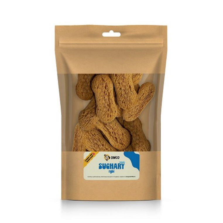 DINGO suchary rybí bezlepkové 500g