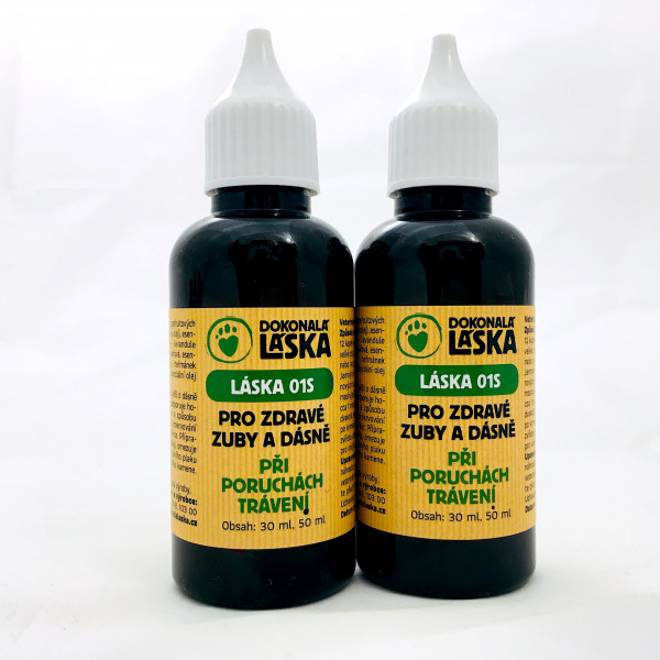 LÁSKA 01S Pro zdravé zuby a dásně při poruchách trávení 100 ml
