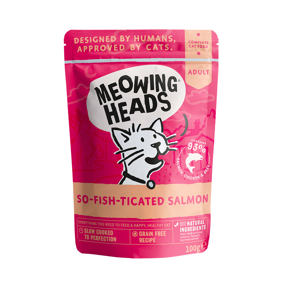 MEOWING HEADS So-fish-ticated Salmon 100g