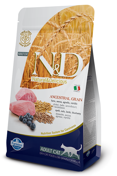 N&D LG CAT Adult Lamb & Blueberry 300g