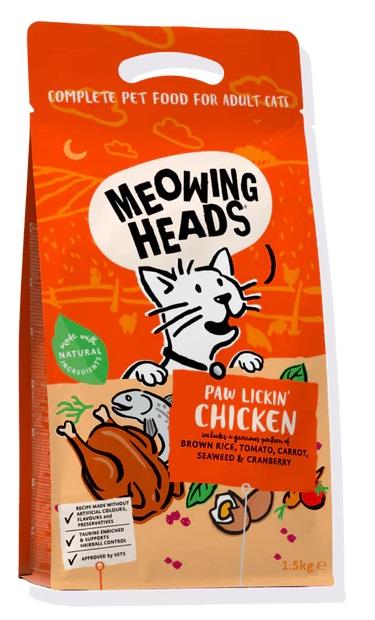 MEOWING HEADS Paw Lickin’ Chicken 1,5kg